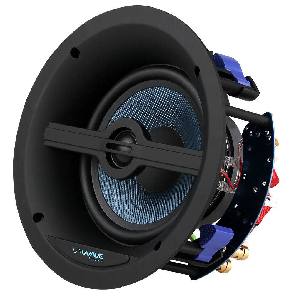Miniatura Caixa De Som De Embutir Wave Sound Wsr150 Tela Slim Quadrada
