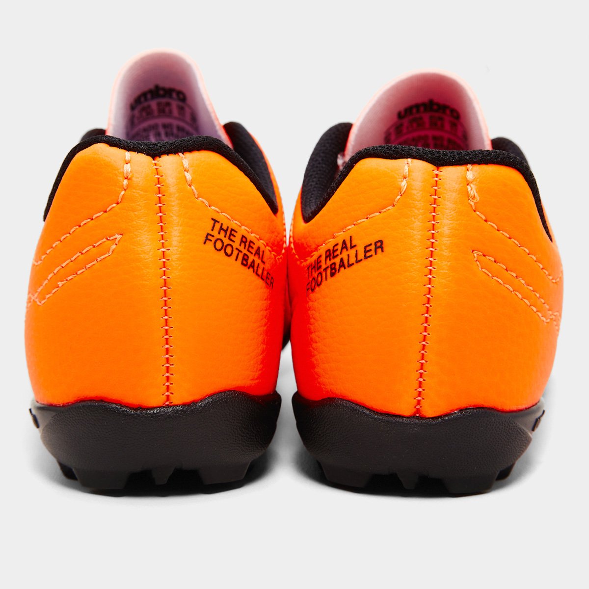 Miniatura Chuteira Infantil Society Umbro Class Footballer Laranja+Preto - 28