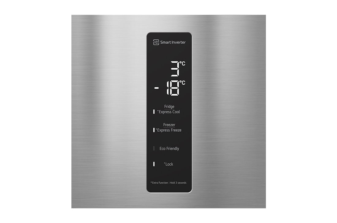 Geladeira Smart LG Frost Free Inverter 451L Inverse cor Inox Look (GC-B569NLL)