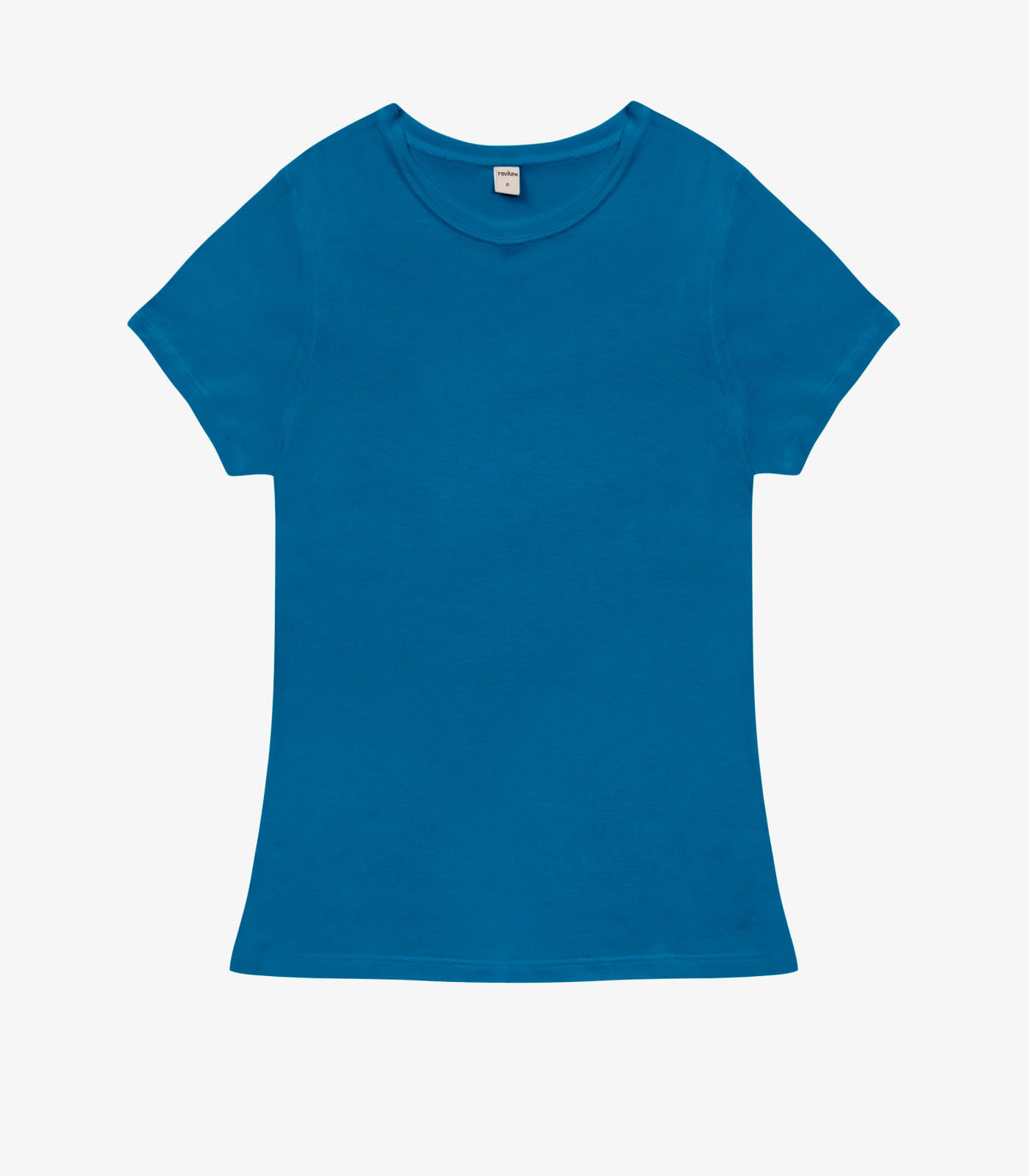 Miniatura Blusa Feminina Básica Visco Tricot Rovitex Azul G