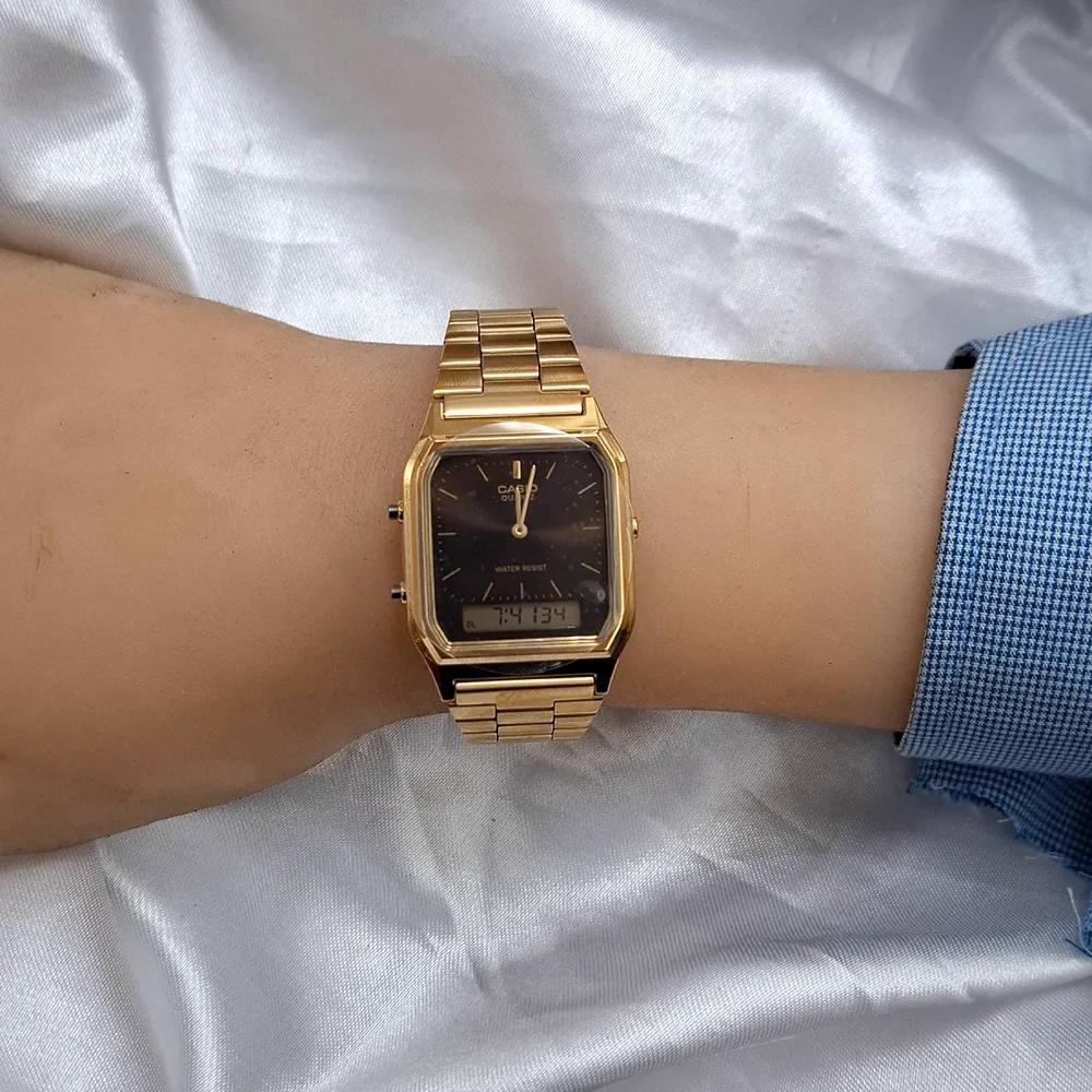 Miniatura Relógio Casio Vintage AQ-230GA-5AMQYDF Dourado