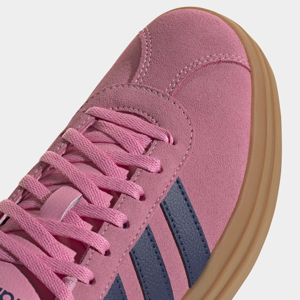 Tênis Adidas VL Court Bold Feminino Rosa+Azul - 34