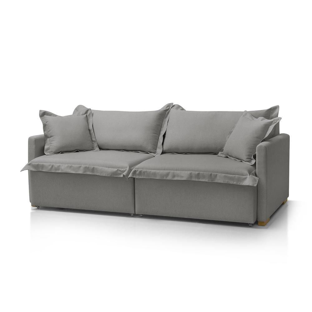 Miniatura Sofá Cama Portinari 2 Lugares Retrátil 184 Cm Cinza Escuro
