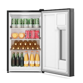 Miniatura Cervejeira Home Bar Electrolux EB100 Frost Free 100L Porta de Vidro Preta 110V