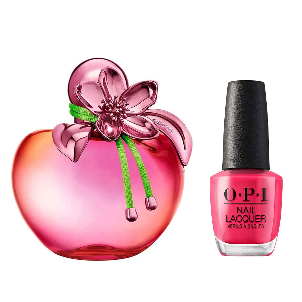 Miniatura Nina Ricci + O.P.I Kit - Illusion Perfume Feminino Eau de Parfum + Esmalte Cremoso Nail Lacquer Kit