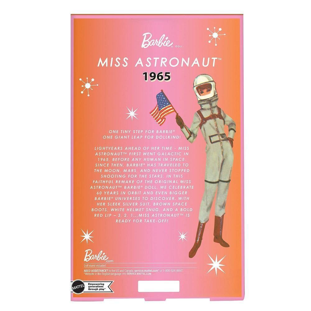 Boneca Barbie Miss Astronauta 60º Aniversário - Mattel Jbj48