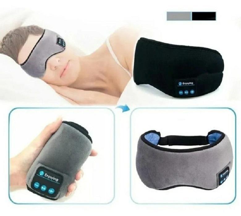 Miniatura Tapa Olho Máscara Dormir Fone De Ouvido Bluetooth Confort