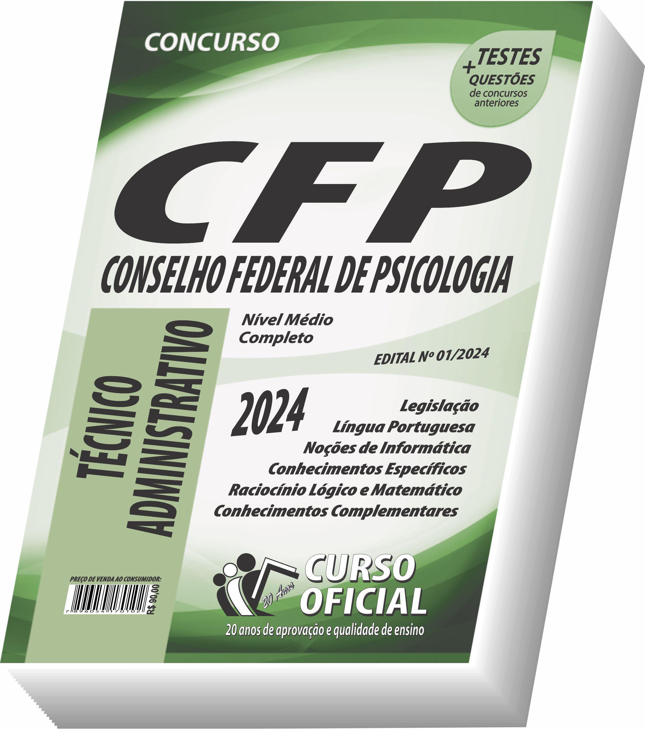 Miniatura Apostila Cfp - Técnico Administrativo