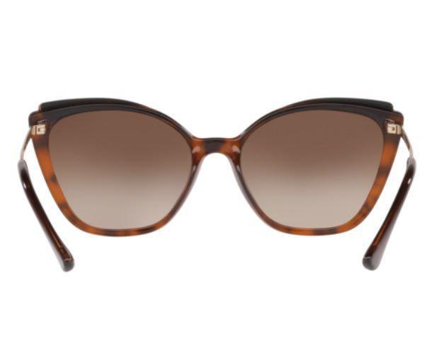 Miniatura Óculos Sol Vogue Vo5266S W65613 57 Marrom Havana Brilho