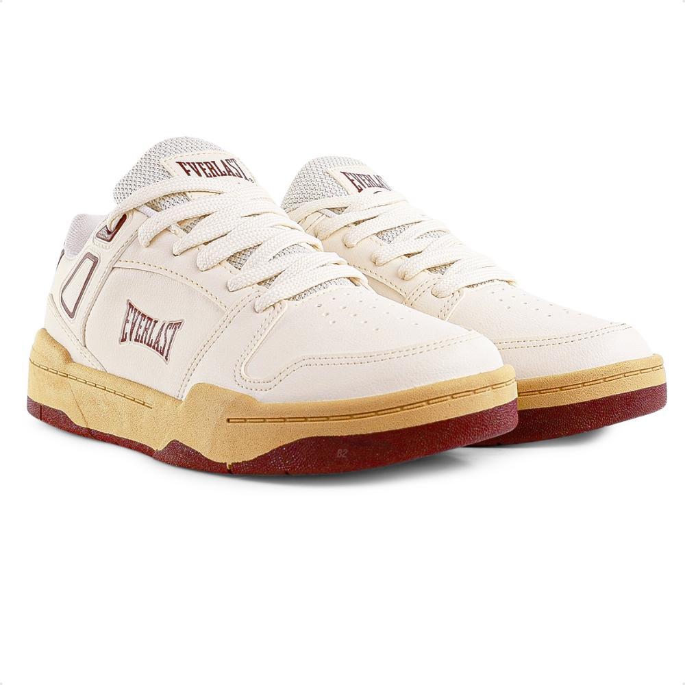 Miniatura Tênis Everlast Masculino Casual Bege / Bordô - 39