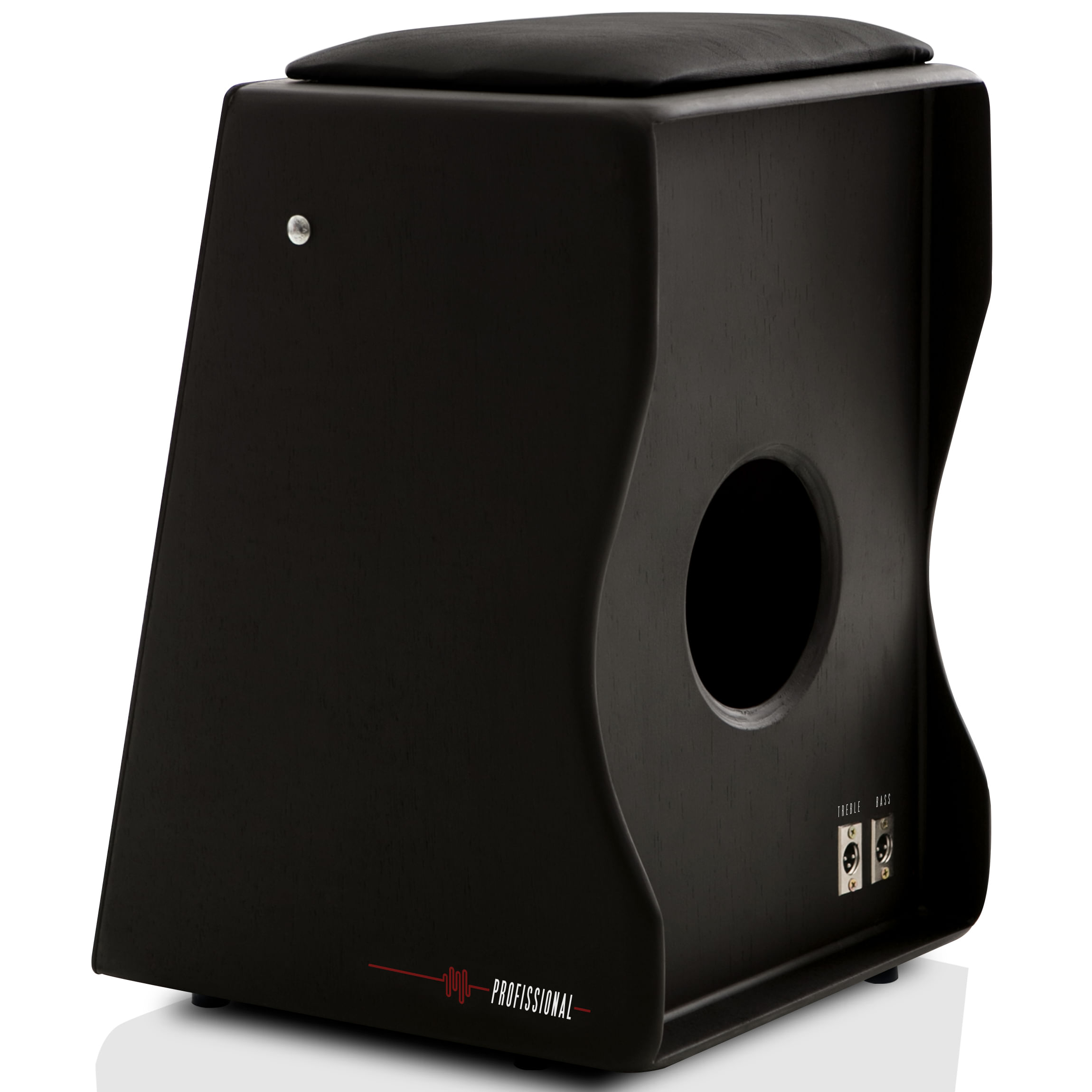 Miniatura KIT - Cajón Eletroacústico Witler Drums - 02 Cabos Cajon - Sumaúma - Elétrico