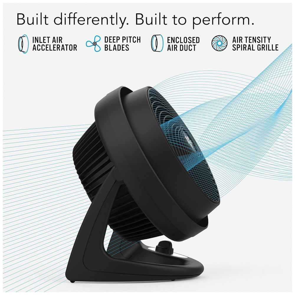 Miniatura Ventilador de Piso com 3 Velocidades 110V Vornado 610, Preto