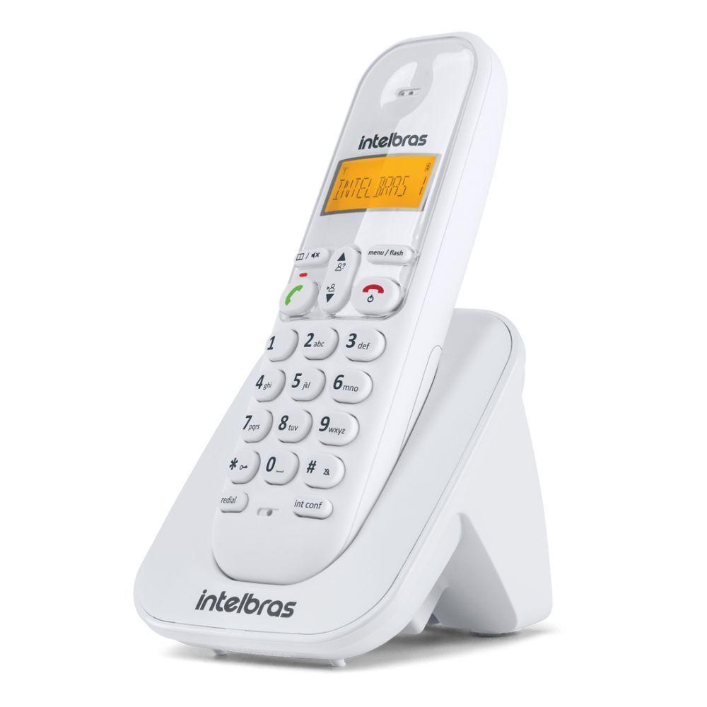 Miniatura Telefone Intelbras Sem Fio Ts-3111 Ramal - Branco