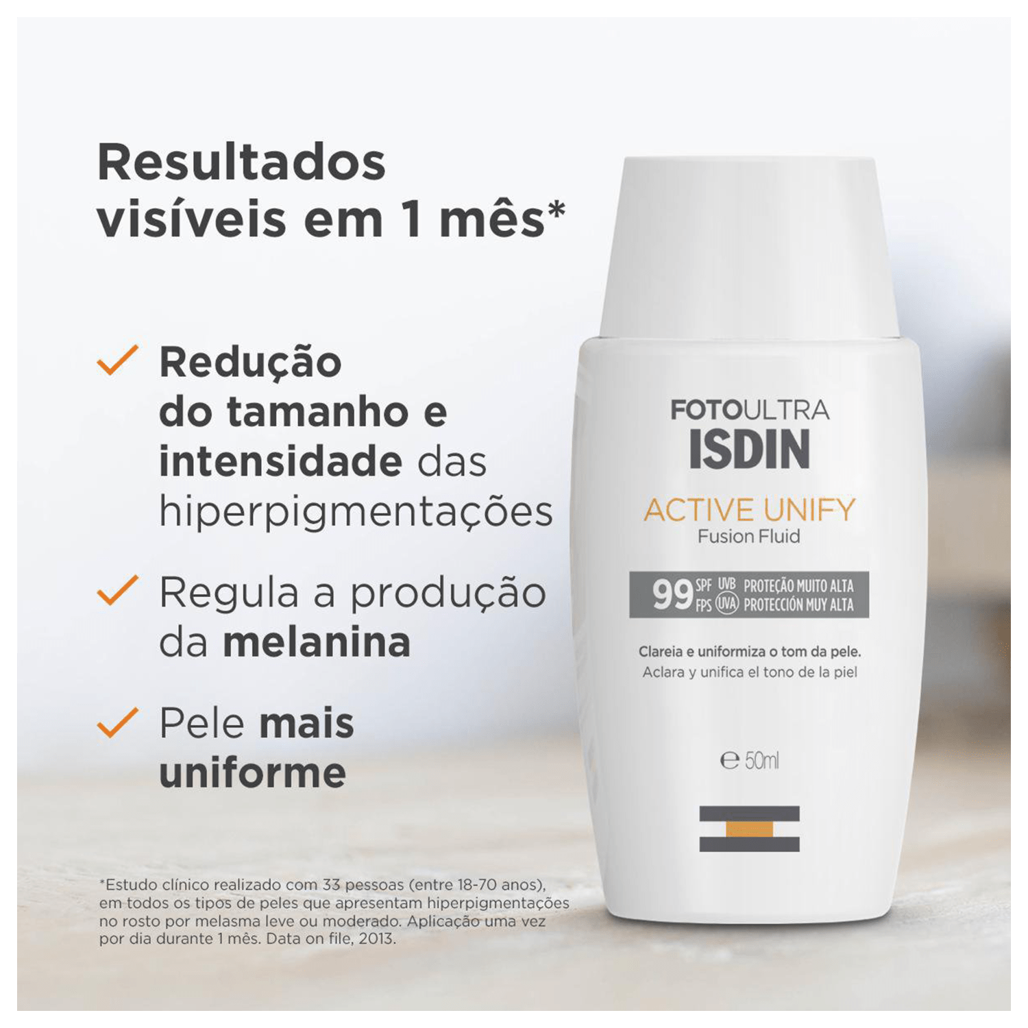 Isdin Foto Ultra Active Unify Fluid Fps99 Protetor Solar Blz