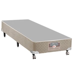 Miniatura Cama Box Super King Castor Silver Star Air com Molas Ensacadas 71x193x203cm – Branco/Bege