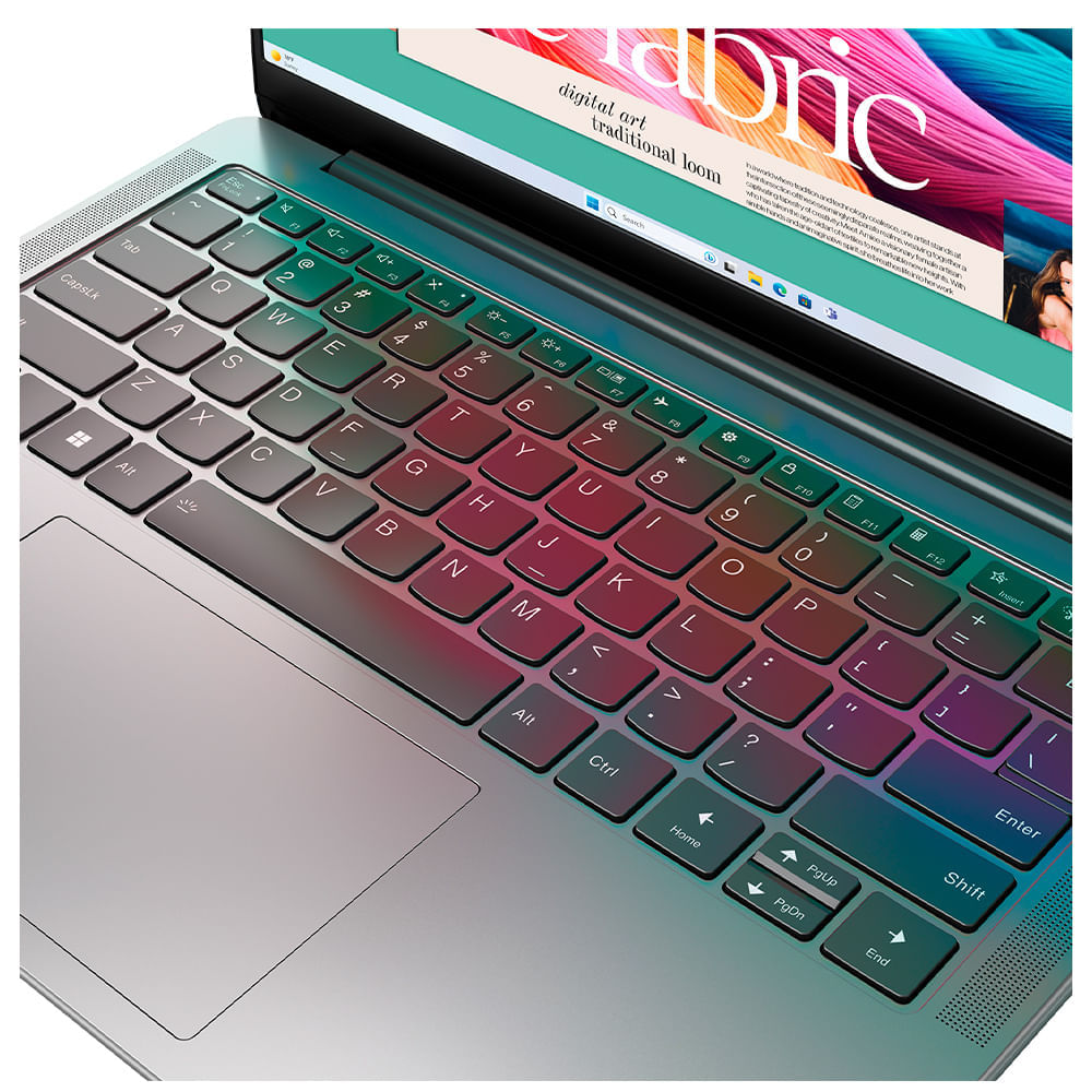 Notebook Lenovo Yoga Slim 7i Core Ultra 5, 16GB, 512GB SSD, Tela de 14" OLED, Windows 11 - 83GM0003BR Bivolt