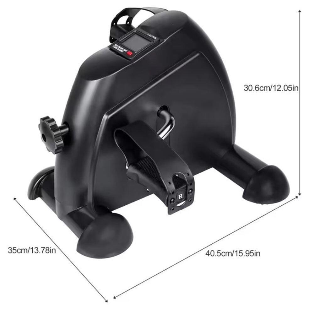 Miniatura Bicicleta Fisioterapia Ergométrica Mini Bike Simulador Digital Lcd Para Braços E Pernas Portátil Profissional