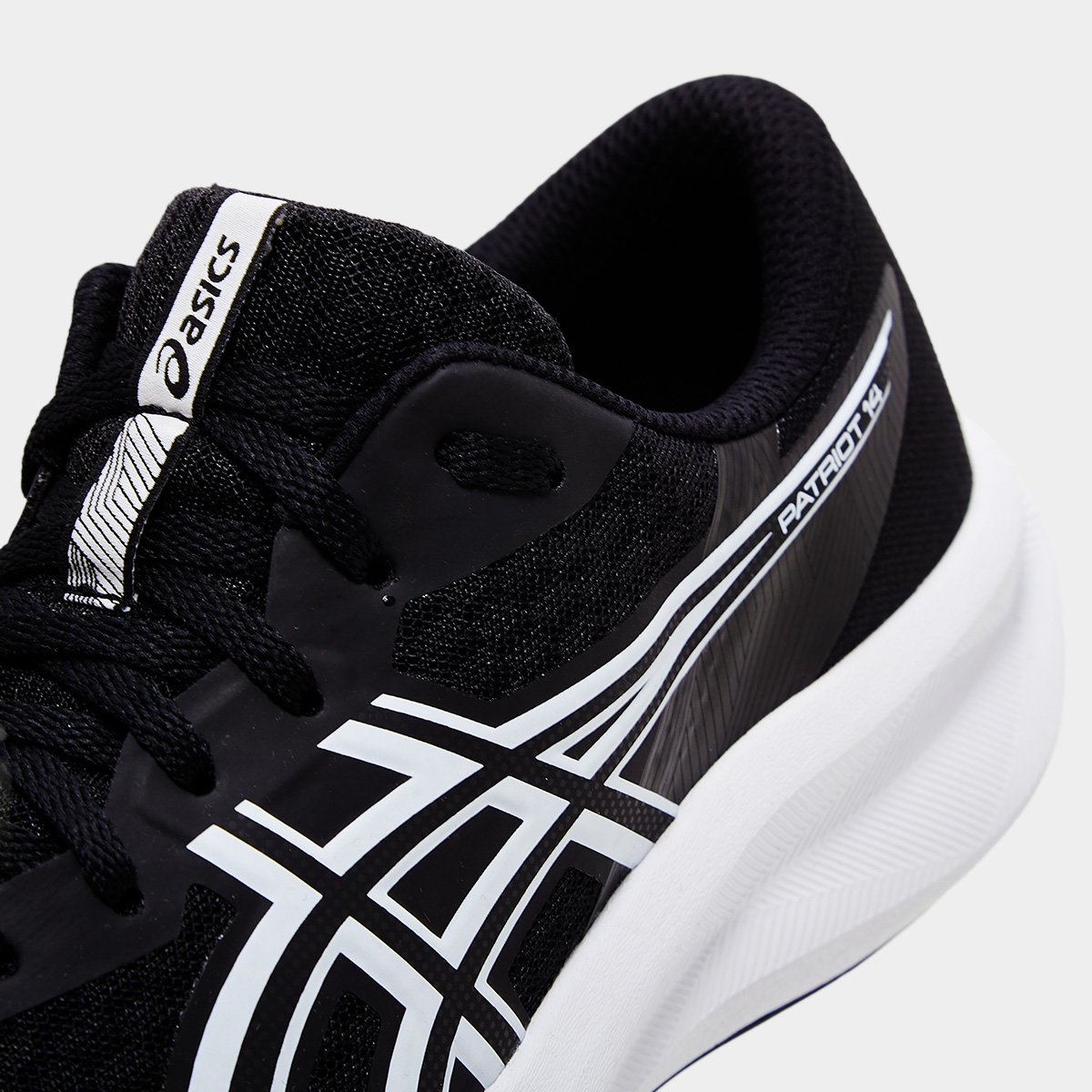 Tênis Asics Patriot 14 Masculino Preto+Branco - 39