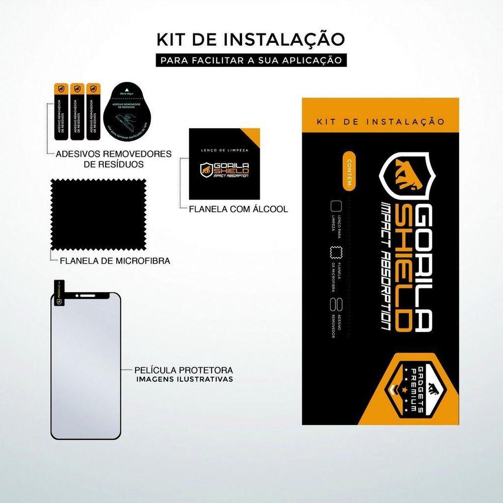 Miniatura Kit Capa Case Capinha Armor E Película Coverage Preta Para Iphone 7 - Gorila Shield