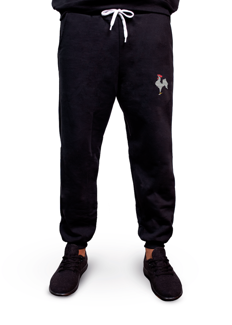 Miniatura Calça Moletom Masculino Galo Volpi - Preto EG