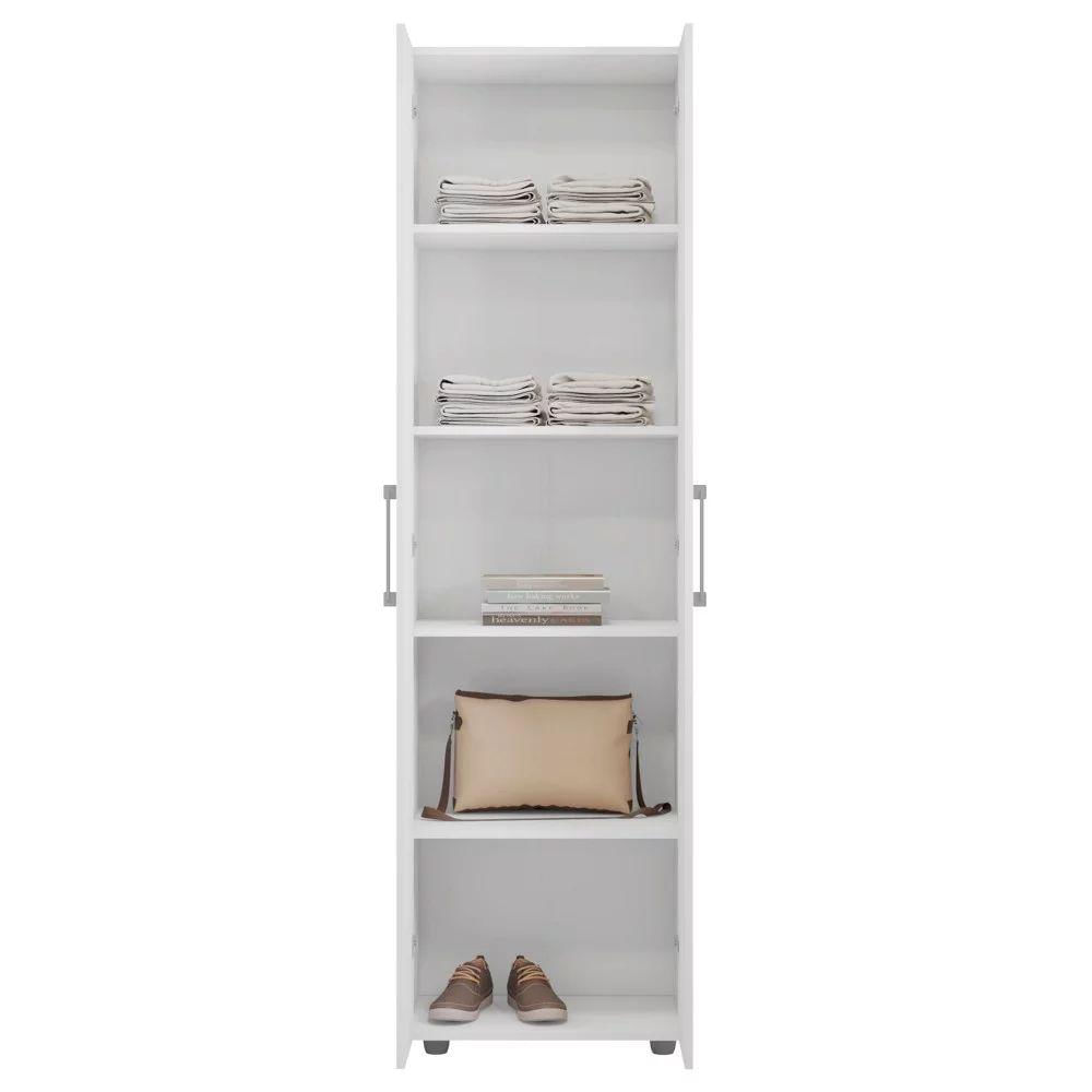 Miniatura Armário Multiuso 2 Portas 4 Prateleiras Isis Branco