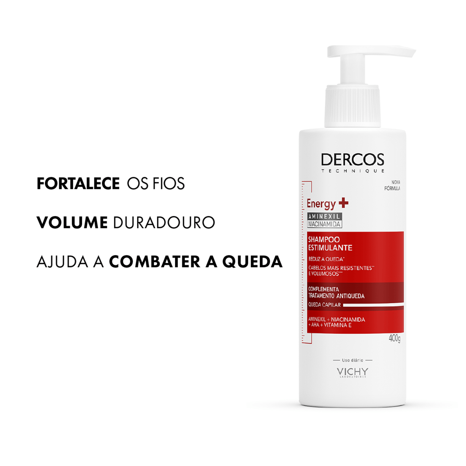 Vichy Dercos Energy+ - Shampoo Estimulante 400g
