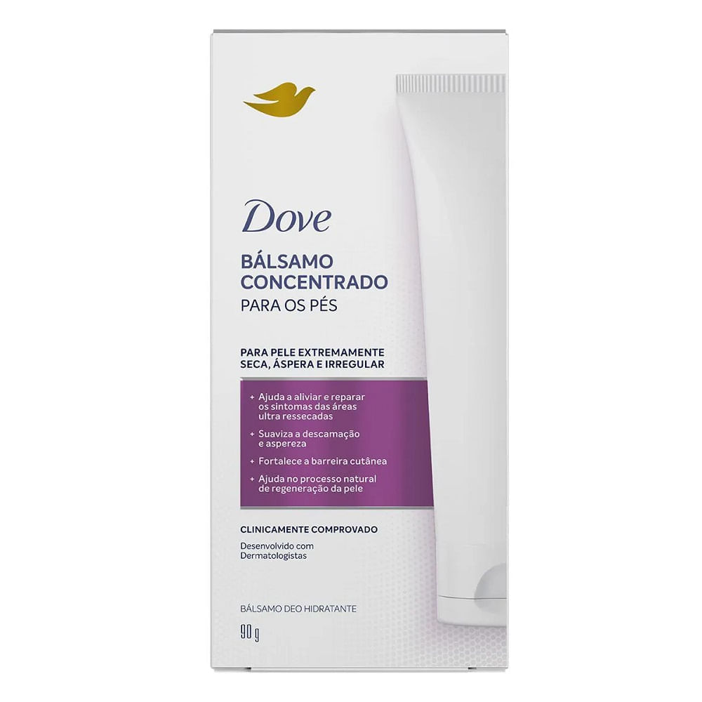 Miniatura Creme Hidratante para os Pés Dove Bálsamo Concentrado 90g