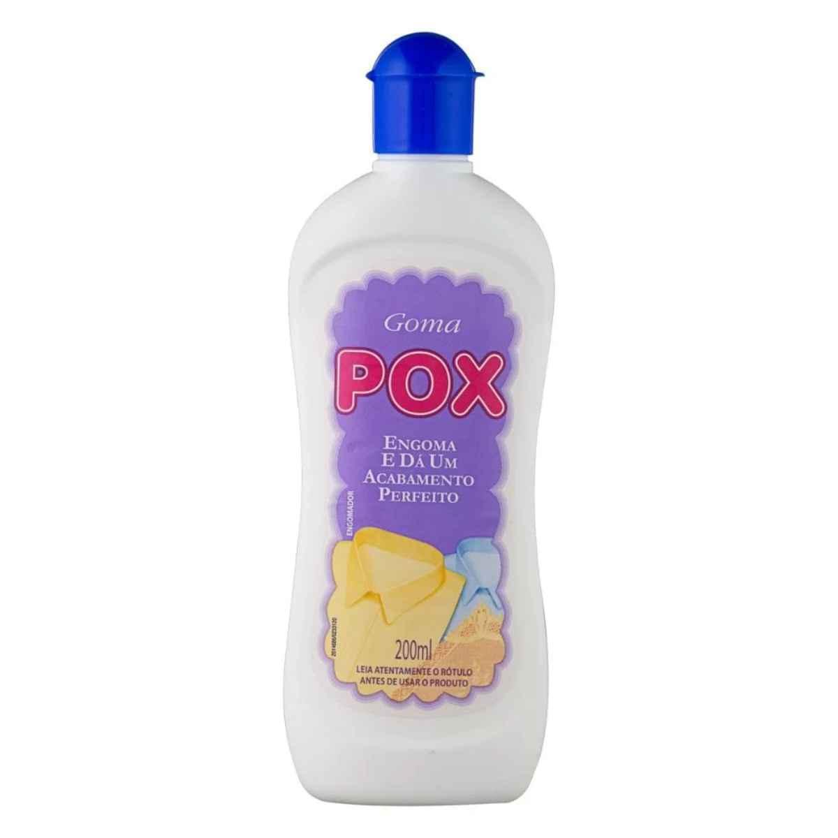 Miniatura Kit Com 3 Engomador De Roupas Goma Pox De 200Ml