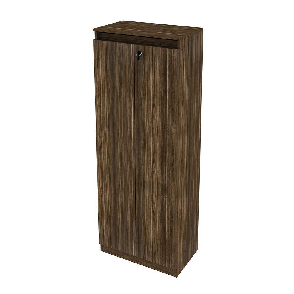 Miniatura Armário Escritório 2 Portas Multimóveis Cr25048 Nogal