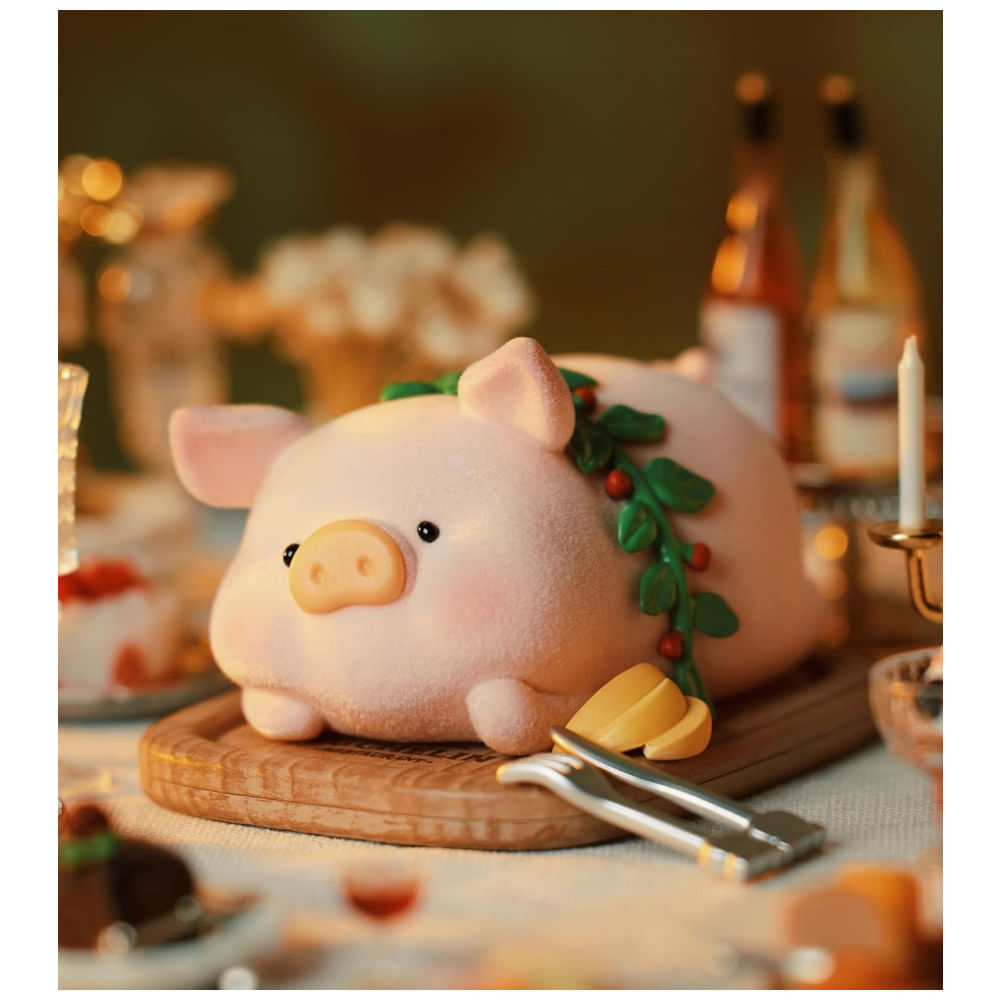 Bilnd Box, Caixa Surpresa, Coleção Lulu The Piggy Pigchelin Restaurant da Série 1PC - Brinquedos Colecionáveis Fofos Surpresa de Porquinho, Maidimiao