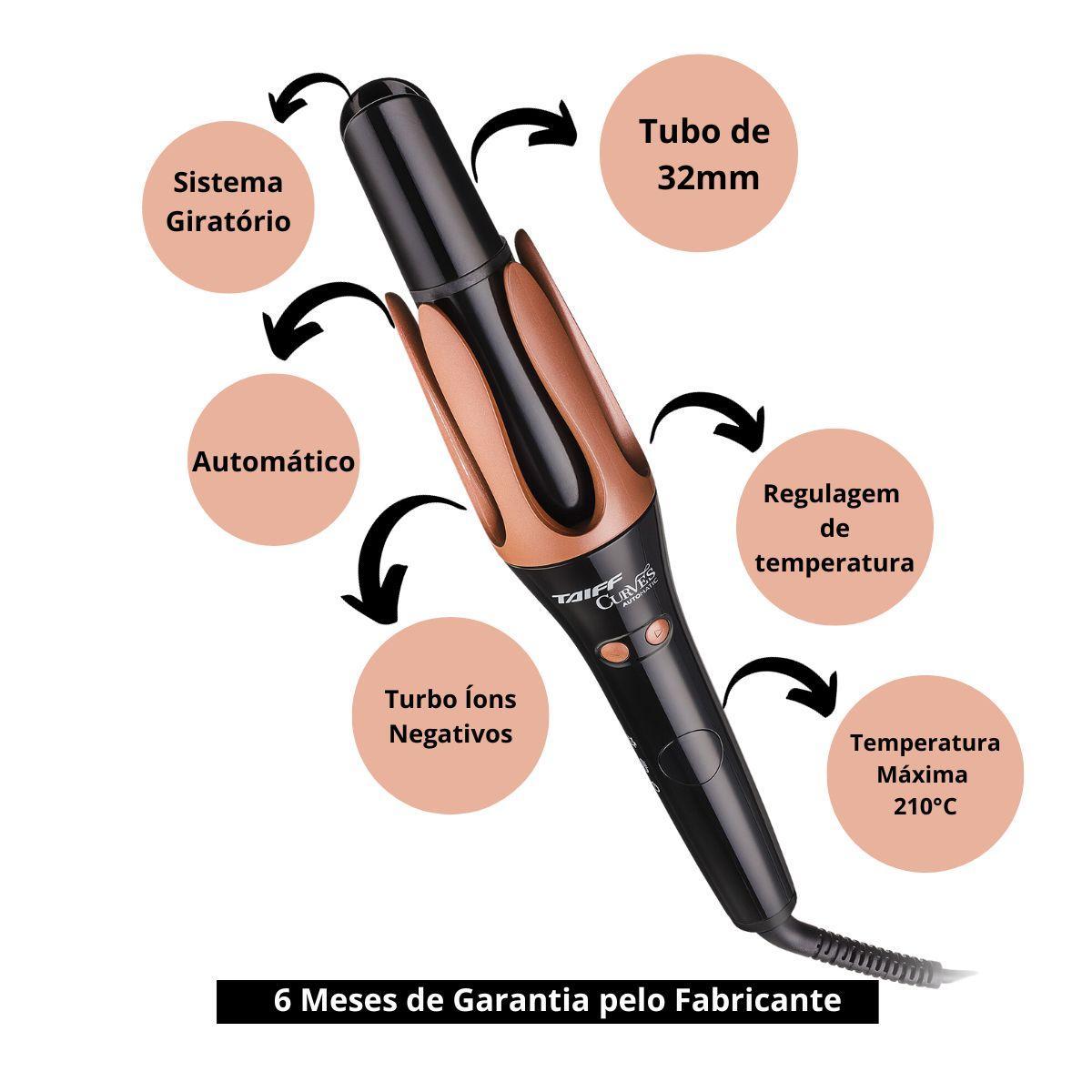Miniatura Modelador Automático Taiff Curves Automatic 210C Bivolt