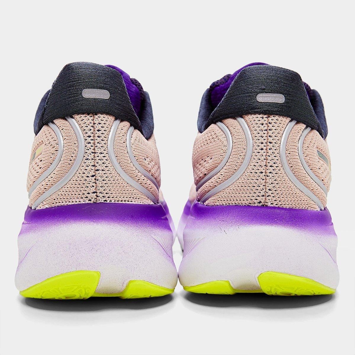 Miniatura Tênis Olympikus Corre Max Masculino Bege+Roxo - 34