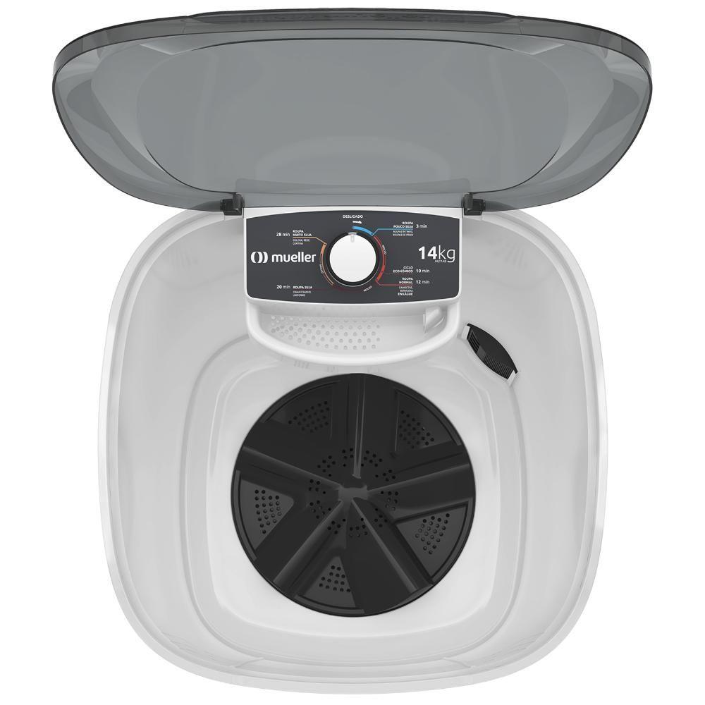 Tanquinho De Lavar Roupa Mueller 14 Kg Semiautomático MLT14B Branco 220V