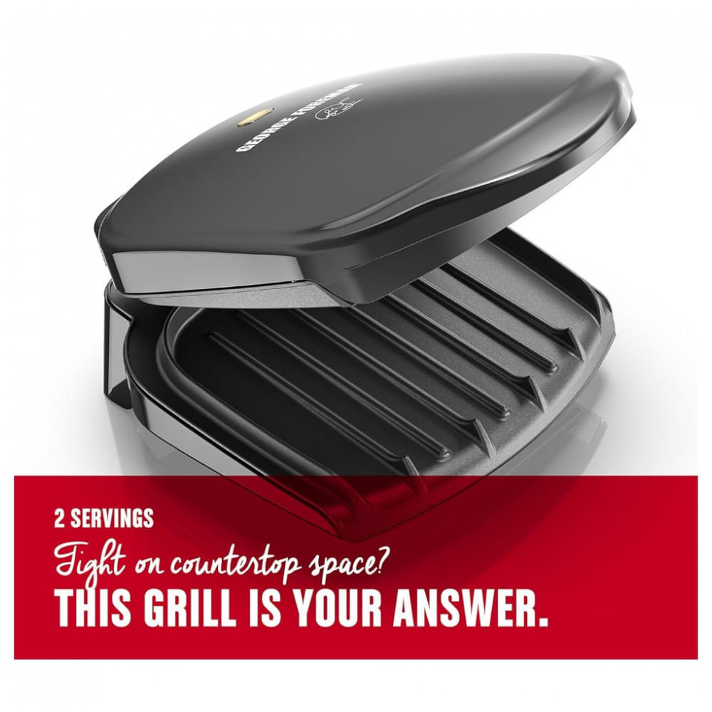 Miniatura Grill, 110v, GEORGE FOREMAN GR10B, Preto