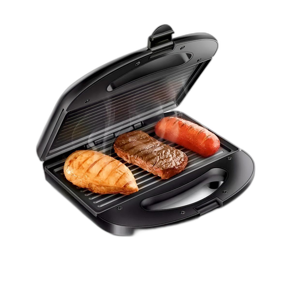 Miniatura Sanduicheira Grill Antiaderente 750W Torradeira Misto Quente