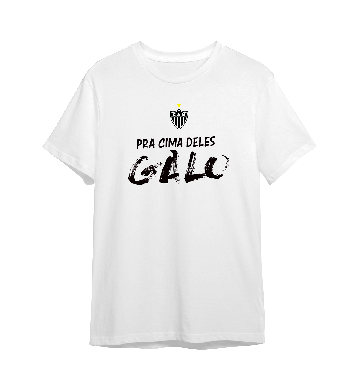 Miniatura Camiseta Masculina Atlético "Pra cima deles galo" EG