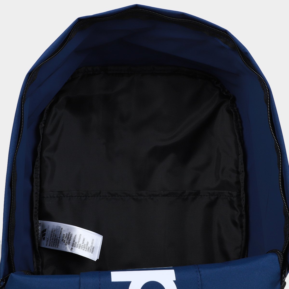 Miniatura Mochila Adidas Linear Backpack 18.5L Azul+Branco