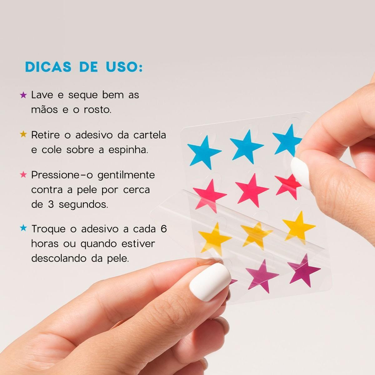 Miniatura Adesivos Secativos Espinhas Ácido Salicílico Océane 12Un