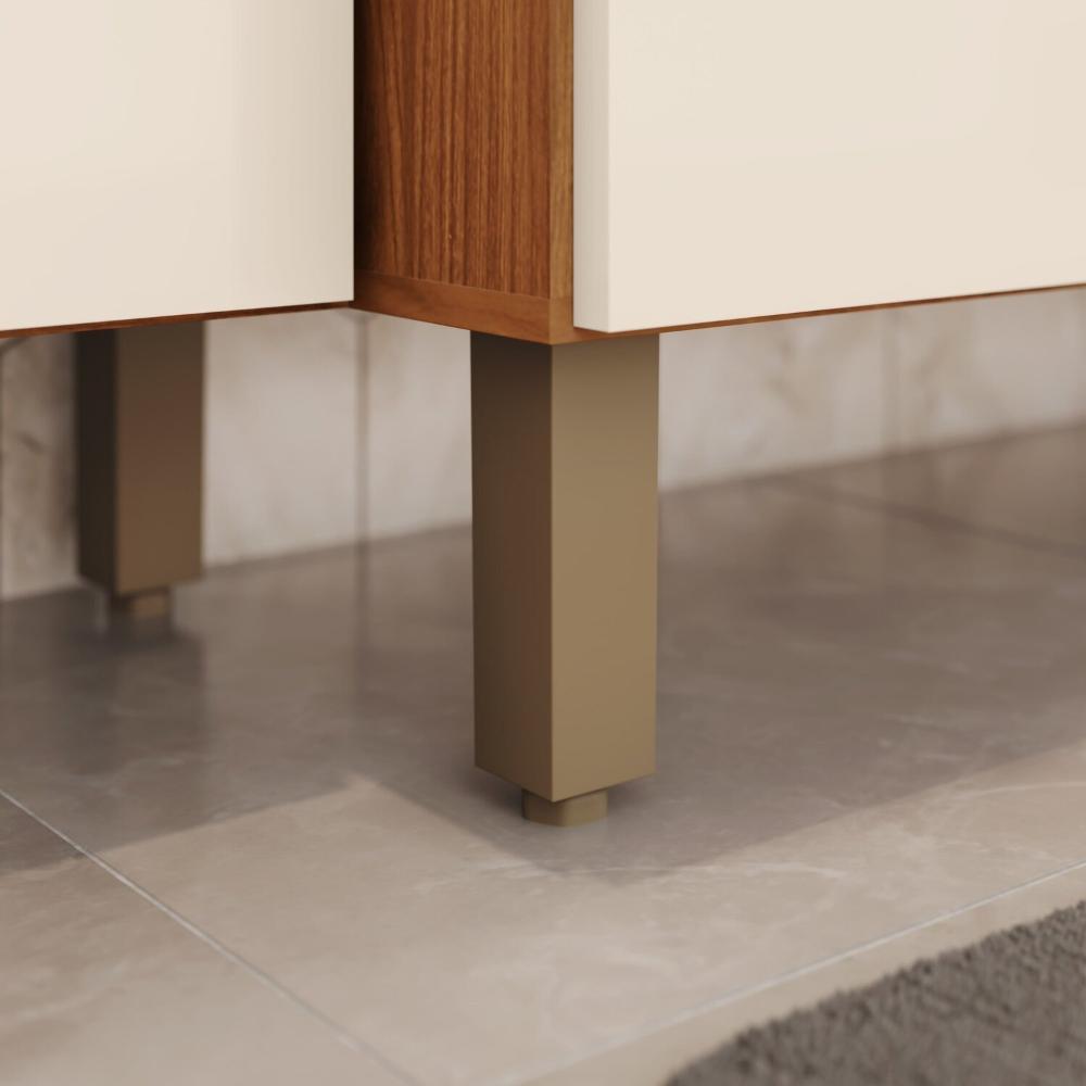 Miniatura Cozinha Compacta B125 10 Portas 2 Gavetas Nature/Off White