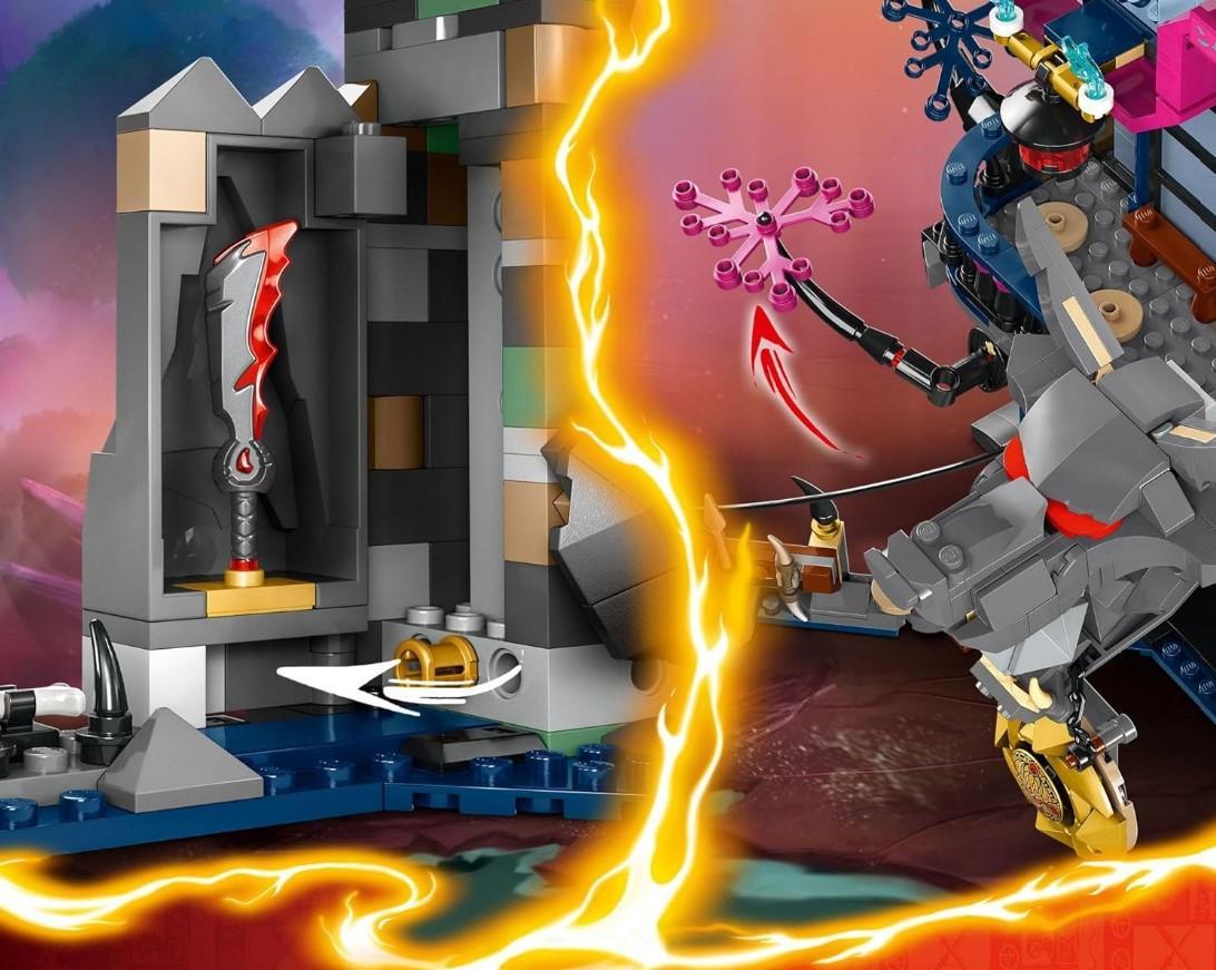 Miniatura Ninjago Dojo Da Sombra Da Máscara Do Lobo - Lego 71813