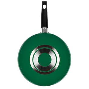 Miniatura Frigideira Wok Multiflon Color com Revestimento Ultra 7 Verde - 24 cm