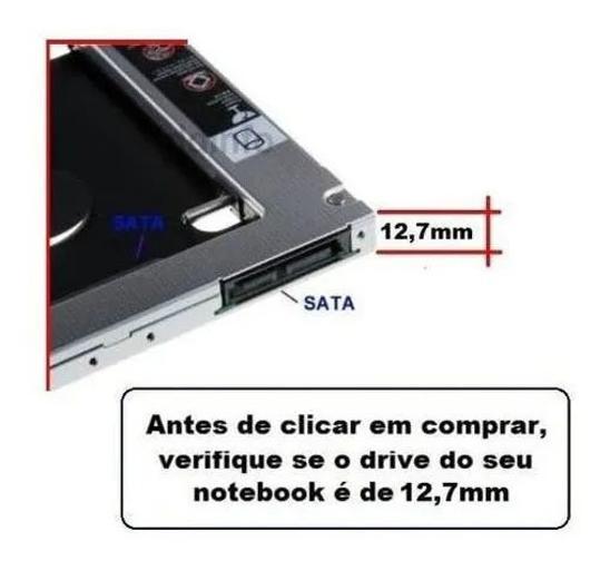 Miniatura Case Caddy 12,7Mm Gaveta Acer Emachine Travelmate Aspire