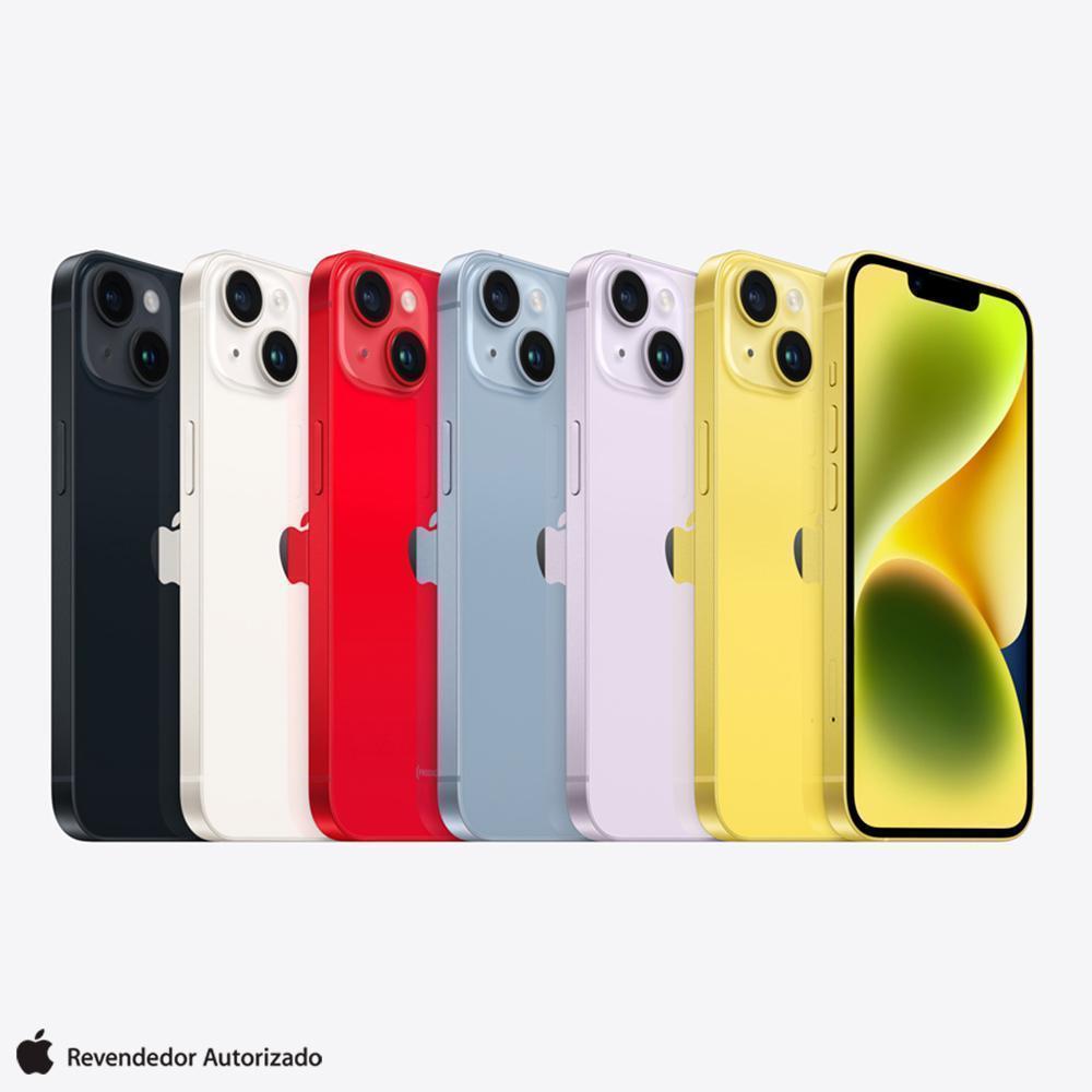 iPhone 14 Apple (128GB) Estelar, Tela de 6,1", 5G e Câmera de 12MP Bivolt