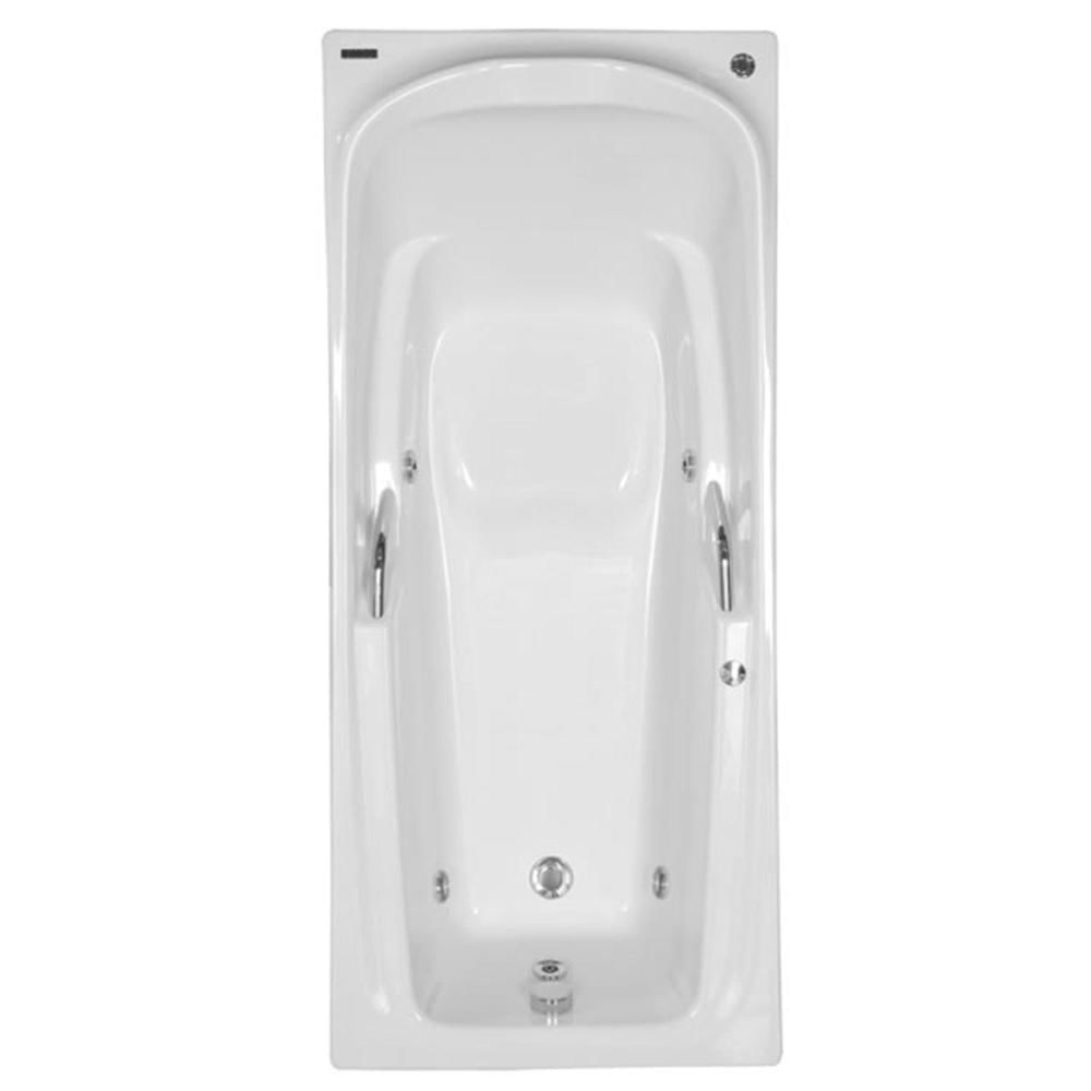 Miniatura Banheira Hidromassagem Astra Italiana Super Luxo 180cmx80cmx48cm - 03 Jatos Gel Coat P1 Sem Aquecedor 220V