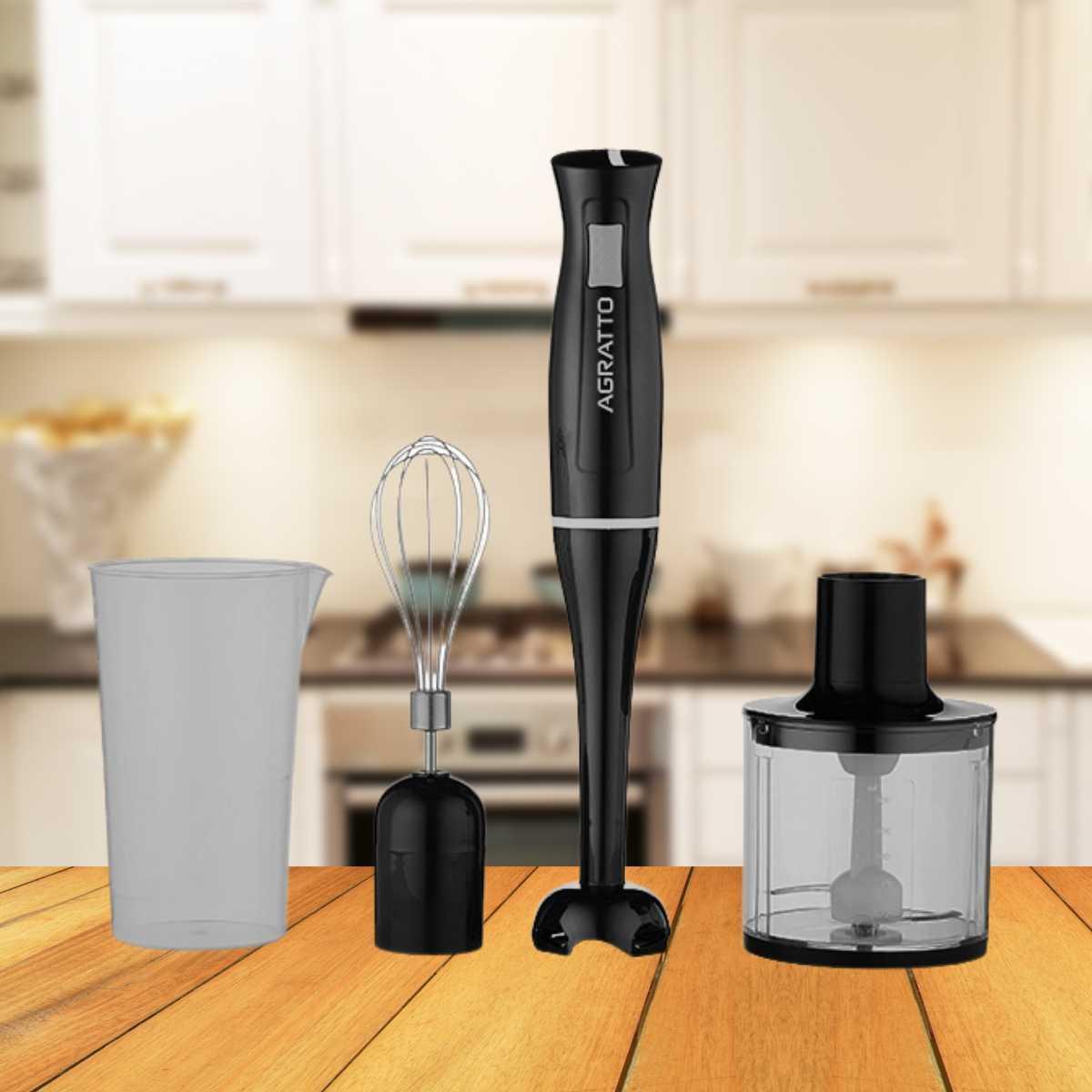 Kit Mixer 3 Em 1 Processador Batedor Liquidificador Portátil