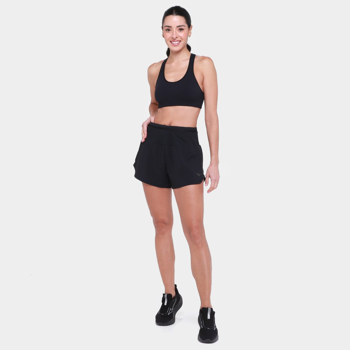 Short Mizuno High Performance 360 Feminino Preto - G