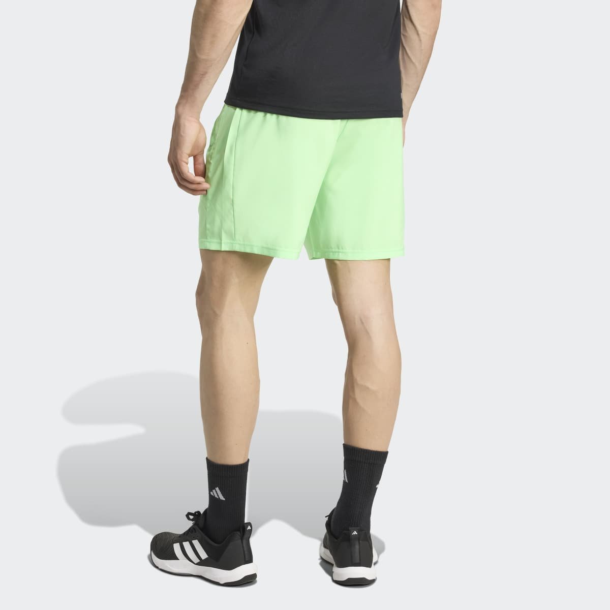 Miniatura Short Adidas Essentials Masculino Verde+Branco - G