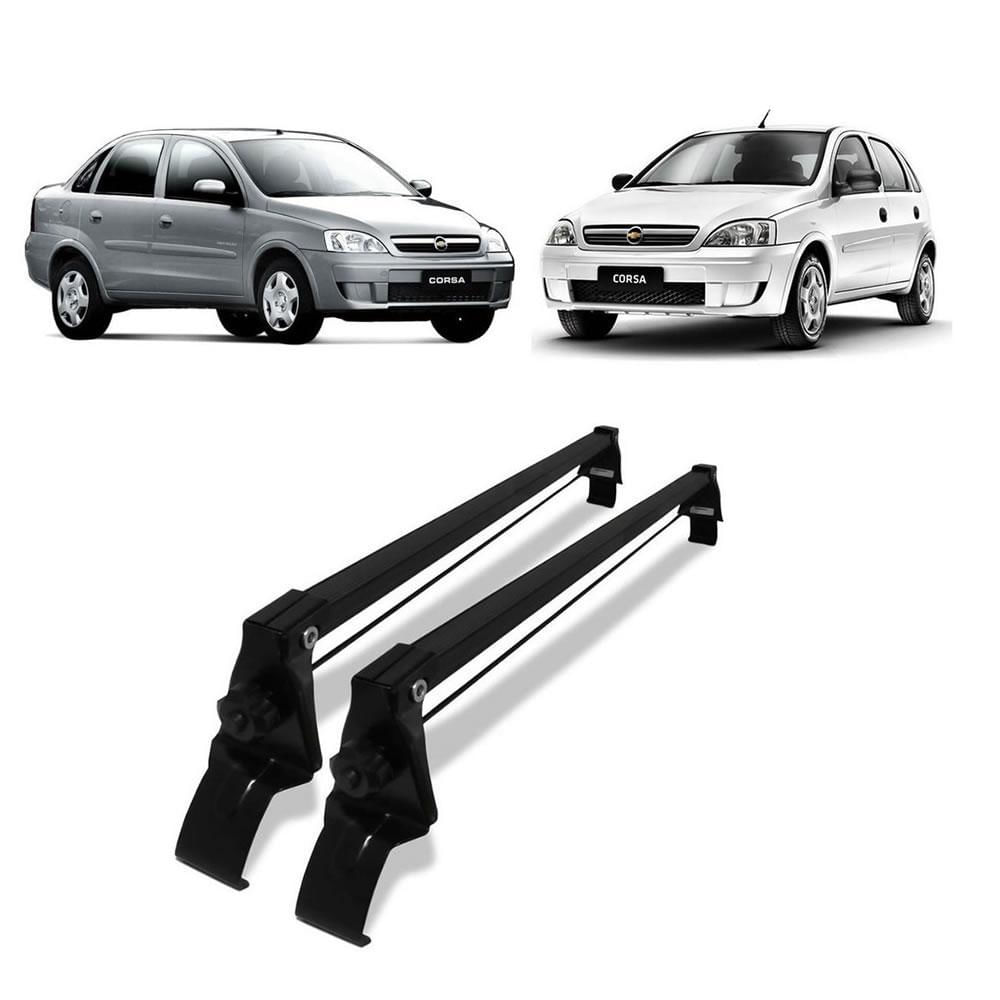 Miniatura Rack Teto Bagageiro Corsa Frente Montana 4Pts Max Joypremium Rack automotivo - Teto