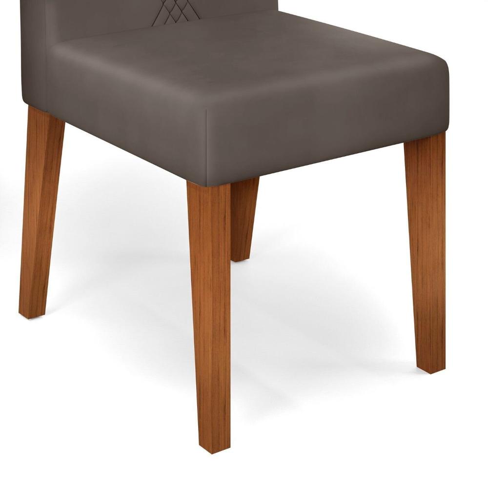 Mesa Gabi 1,70 com 6 Cadeiras Yasmin Off White/ Freijo/ Lunar