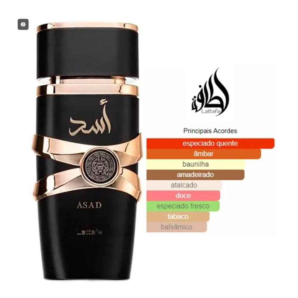 Miniatura Lattafa Asad Eau De Parfum | Arabe Masculino 100ml